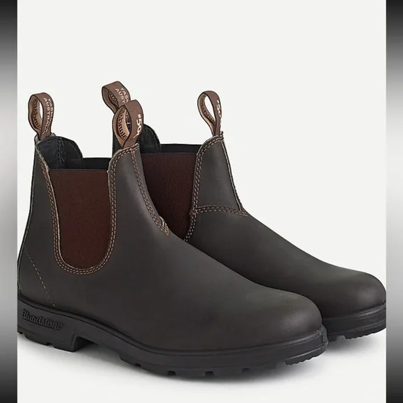 Blundstone 500 premium leather brown boots - Picture 2 of 9